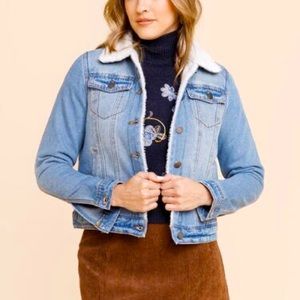 Fleece-Lined Jean Jacket